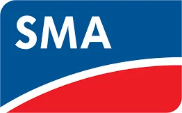 SMA logo with white letters "SMA" on a blue background above a red curved shape, separated by a white line.